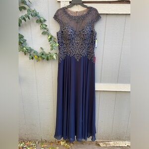 Blue Xscape dress